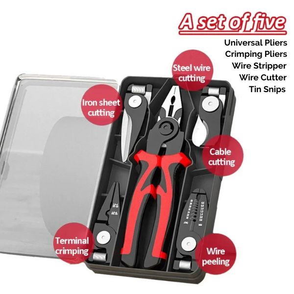 Multifunctional Pliers Set 5-in-1